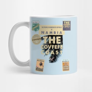 Covfefe Coast Fronds and Badges - Nambian Sky Mug